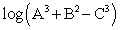 Contract the following expression using rules of logarithms. Express your answer as a single logarithm.   A)    B)    C)    D)   
