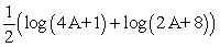 Expand the following expression using rules of logarithms:   A)    B)    C)    D)   