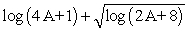 Expand the following expression using rules of logarithms:   A)    B)    C)    D)   