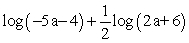 Contract the following expression using rules of logarithms. Write your answer as a single logarithm.   A)    B)    C)    D)   