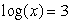 Solve the equation for x.   