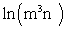 Expand the following expression using rules of logarithms:   A)    B)    C)    D)   