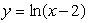 Given the graph:   Which curve represents the function   ? A)  None of the lines represent the function B)  C C)  B D)  A