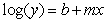 Write the exponential function,   , in an equivalent logarithmic form,   . Round values to 2 decimal places, if necessary.