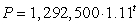 Below are functions that give the population, P, in year, t, for four towns. Choose the function for the town that has the largest initial population. A)    B)    C)    D)   