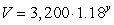The following function gives the value, V, of an investment as a function of y, the years since the original investment:     Use the  Rule of 70  to estimate the doubling time to the nearest year.