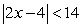 What values of x would make this true?    