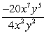Simplify the expression. Express your answer using only positive exponents.    