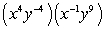 Simplify the expression. Express your answer using only positive exponents.    