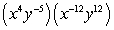 Simplify the expression. Express your answer using only positive exponents.    