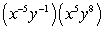 Simplify the expression. Express your answer using only positive exponents.    