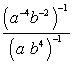 Simplify the expression. Express your answer using only positive exponents.    