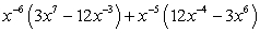 Simplify the expression. Express your answer using only positive exponents.    