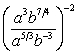 Simplify the expression. Express your answer using only positive exponents.    