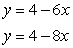 Determine whether   is a solution to the following system.   A)  It is not a solution. B)  It is a solution.
