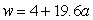 The function,   , gives the weight (in ounces), w, of a cat that is a years of age. Find the weight (in ounces) of a 7-year old cat.