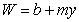 A company purchases a piece of machinery that is initially worth 25,000 dollars and its worth decreases 700 dollars each year. A) Find a linear equation that describes the statement.Write your answer in slope-intercept form,   , in terms of the machinery's worth, W, and years since purchase, y. B) Use your function to find the machinery's worth 3 after being purchased. 