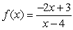 Find the domain for this function. Express the domain in interval notation.   