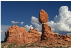 <strong>74)Which of the following processes is most important in sculpting the landscape shown in this photograph from the Investigation?  </strong> A)stream erosion B)physical weathering C)stream transport D)glacial erosion <div style=padding-top: 35px> 
