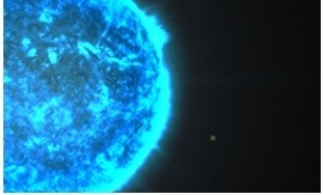 53) Which of the following statements best describes how this object may have formed?   A) A high-temperature star, formed by nuclear fusion. B) Material accumulated into a sphere because of gravity, and underwent nuclear fusion of hydrogen. C) Accumulation of mass from an interstellar cloud with pockets of high-mass material becoming stars. D) A supernova explosion, probably from the late-stage evolution of a high-mass star.