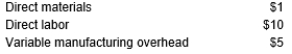 Carmen manufactures a unit called A2. Variable manufacturing costs per unit of A2 are as follows:    The Don Company has offered to sell Carmen 5,000 units of Y2 for $22 per unit. If Carmen accepts the offer, $70,000 of fixed manufacturing overhead will be eliminated. Applying differential analysis to the situation, what should Carmen do?