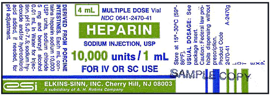 Order: heparin 7500 units, subQ, q6h Drug available:    a. Which type of syringe would you use? b. What is the method of injection? c. How many milliliters of heparin would you give per dose?