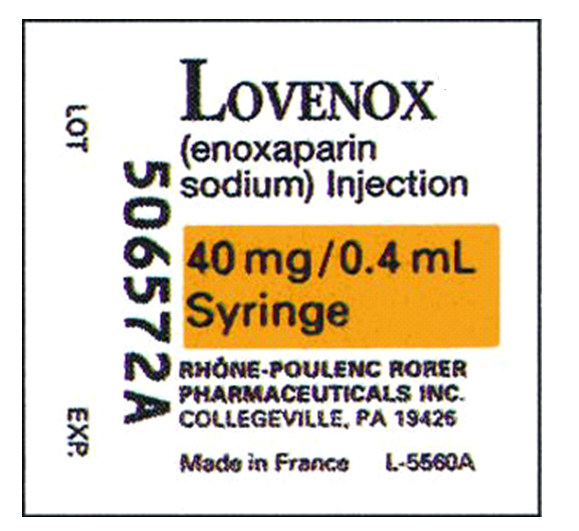 Order: enoxaparin (Lovenox) 30 mg, subQ, bid, post hip surgery Drug available    a. The patient should receive Lovenox how many times per day? b. How many milliliters should the patient receive per dose?