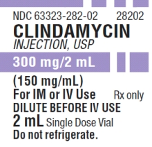 Order: clindamycin 250 mg, IM, q6h Drug available: How many milliliters of clindamycin would you give per dose?