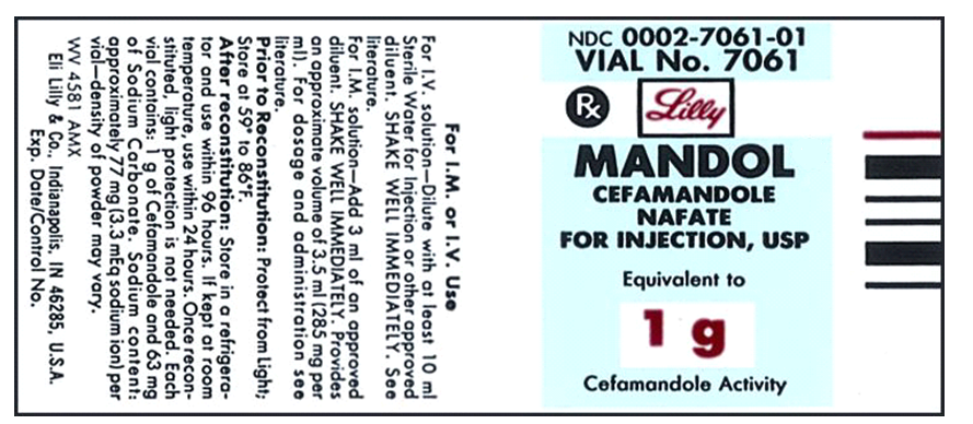 Order: cefamandole (Mandol) 750 mg, IM, q8h Drug available: a. How many milliliters of diluent would you add to the vial? b. After reconstitution, how many milliliters of Mandol solution would you have? c. How many milliliters of Mandol would you give per dose?