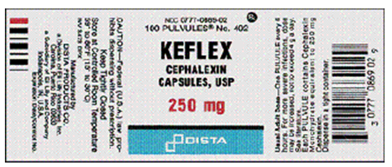 Order: cephalexin 0.5 g, PO, q6h Drug available:    a. How many milligrams equal 0.5 g? b. How many capsules would you give?
