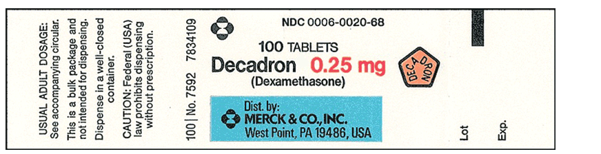 Order: Decadron 0.5 mg, PO, tid Drug available:    a. How many milligrams should the patient receive per day? b. How many tablets would you give per dose?