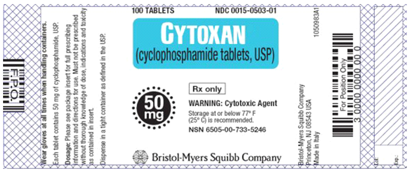 Order: cyclophosphamide (Cytoxan) 200 mg, PO, daily Parameter: 1 to 5 mg/kg/day Patient weighs 100 lb Drug available:    a. How many kilograms does the patient weigh? b. Is the dose of Cytoxan within the parameter range? Explain. c. How many tablets would you give?