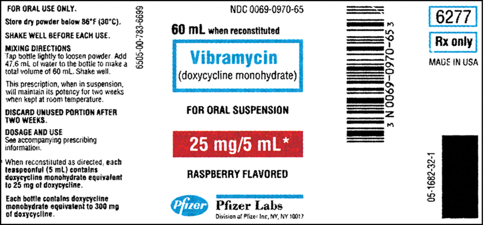 Order: doxycycline monohydrate (Vibramycin) 100 mg, PO, initially; then 100 mg, PO, in two divided doses per day Drug available:    a. How many milliliters should the patient receive initially? b. How many milligrams should the patient receive per dose after the initial dose? c. How many milliliters should the patient receive per dose after the initial dose?