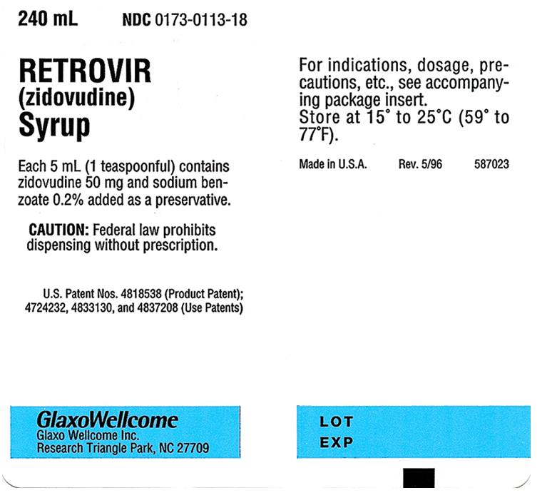Order: zidovudine (Retrovir) 100 mg by nasogastric tube, q6h Drug available:    a. How many milligrams should the patient receive per day? b. How many milliliters would you give per dose?