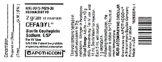 Give cephapirin 500 mg q4h.Available: see label below , Set and solution: 100 mL bag of D<sub>5</sub>W and a set with a 20 gtt/mL drop factor , Instructions: infuse over 20 minutes.    a. What is the correct drug dose? b. What is the flow rate in gtt/min?