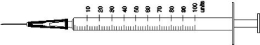 Directions: Mark the syringe with the amount of insulin ordered. -Ordered: 42 units  <div style=padding-top: 35px> 
