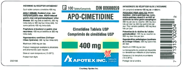 Calculate the following dosage. Order: Cimetidine 400 mg PO BID Available:    Administer ________ tablets per dose with a total daily dosage of _______ mg.