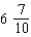 Change the following mixed number to an improper fraction.   = _____