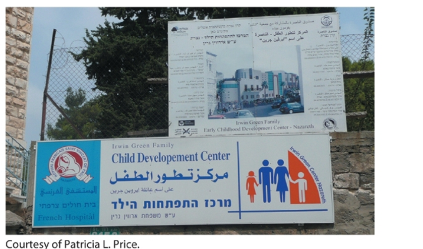   -Based on this sign, it is fair to assume that the local population: A)  is a polyglot B)  is English-speaking C)  is illiterate D)  speaks one language