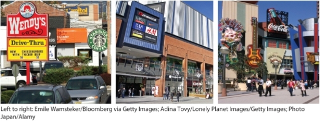 <strong>  -Which concept developed by Edward Relph is illustrated in this photo?</strong> A) local consumption culture B) leisure landscape C) vernacular culture region D) Placelessness <div style=padding-top: 35px> 