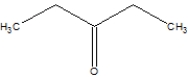 What is the name of the following compound?   A) 3-pentanone B) 3-butanone C) 2-pentanone D) 2-butanone