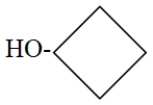 What is the name of the following compound?   A) 1-Butanol B) Cyclobutanol C) 2-Butanol D) 2-Cyclobutanol