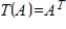 Determine whether the function   is a linear transformation, where   .