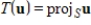 If S is a nonzero subspace of   , determine whether the function   is a linear transformation, where   , and if so, determine   .​