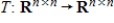 Suppose B is an   invertible matrix. The function   defined by   is a one-to-one and onto linear transformation.