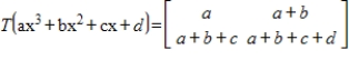 Determine if the linear transformation   is an isomorphism.   