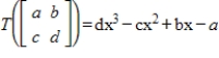 Find   for the isomorphism   , where   .