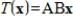Suppose A and B are   invertible matrices. Find   for the isomorphism   , where   .