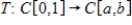 Find   for the isomorphism   , where   , for   .​