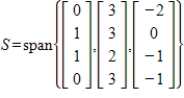 Find an orthogonal basis for the subspace .